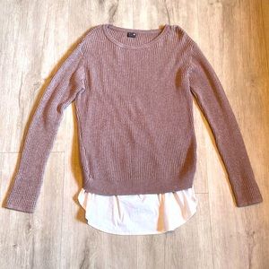 NWOT* Summer & Rose Mauve Sweater